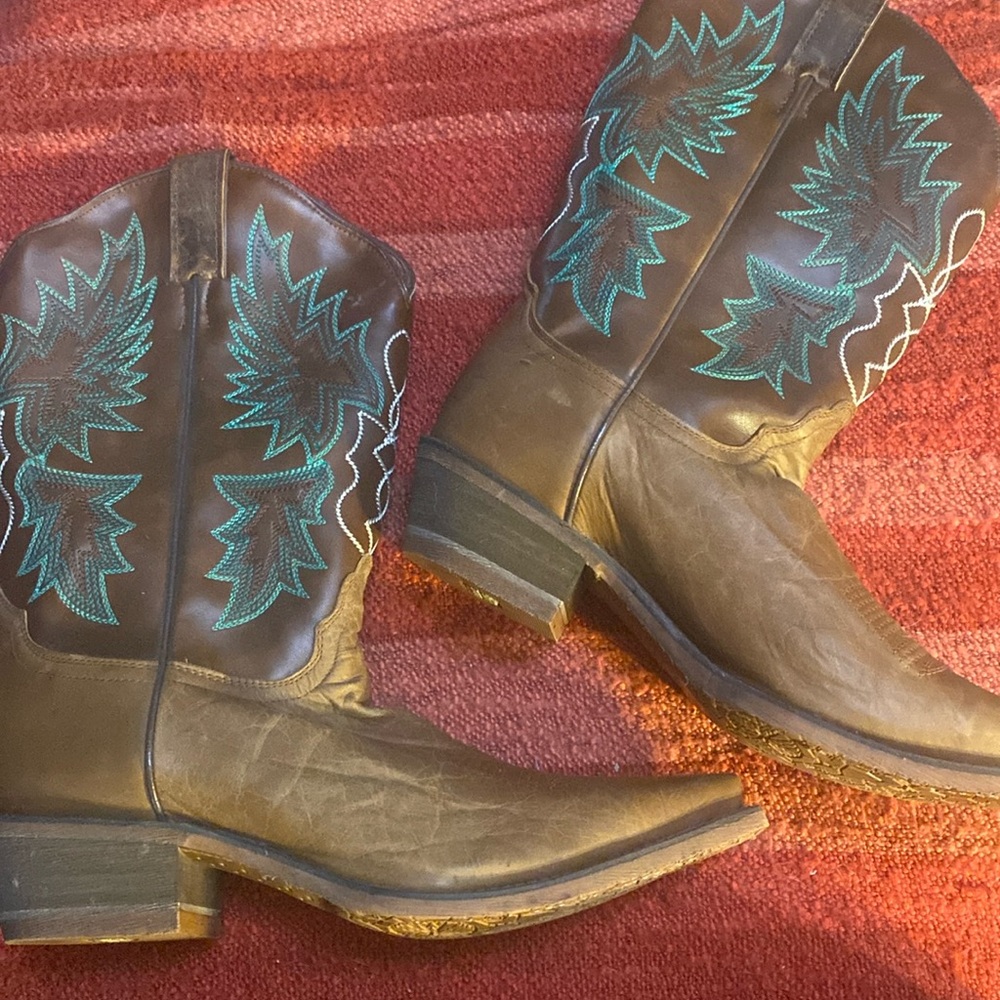 NOCONA WESTERN BOOTS SZ 10 MADE IN MEXICO